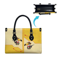 Western Yoke Leather Bag Toucan Cowboy Style - Wonder Print Shop