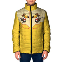 Western Yoke Padded Jacket Toucan Cowboy Style - Wonder Print Shop