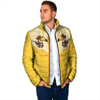 Western Yoke Padded Jacket Toucan Cowboy Style - Wonder Print Shop