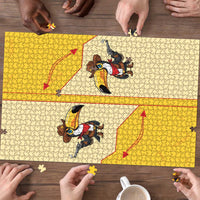 Western Yoke Puzzle Toucan Cowboy Style - Wonder Print Shop
