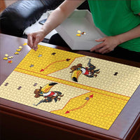 Western Yoke Puzzle Toucan Cowboy Style - Wonder Print Shop