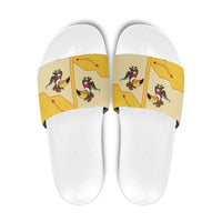 Western Yoke Slide Sandals Toucan Cowboy Style - Wonder Print Shop