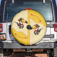 Western Yoke Spare Tire Cover Toucan Cowboy Style - Wonder Print Shop
