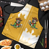 Western Yoke Apron Drunk Parrot Cowboy Style - Wonder Print Shop