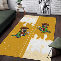 Western Yoke Area Rug Drunk Parrot Cowboy Style - Wonder Print Shop