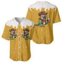 Western Yoke Baseball Jersey Drunk Parrot Cowboy Style - Wonder Print Shop