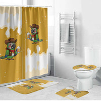 Western Yoke Bathroom Set Drunk Parrot Cowboy Style - Wonder Print Shop