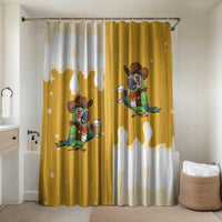 Western Yoke Bathroom Set Drunk Parrot Cowboy Style - Wonder Print Shop