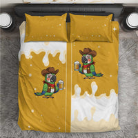 Western Yoke Bedding Set Drunk Parrot Cowboy Style - Wonder Print Shop