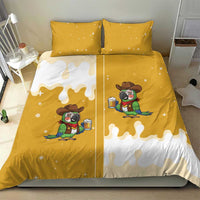 Western Yoke Bedding Set Drunk Parrot Cowboy Style - Wonder Print Shop