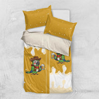 Western Yoke Bedding Set Drunk Parrot Cowboy Style - Wonder Print Shop