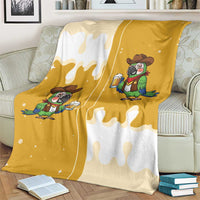 Western Yoke Blanket Drunk Parrot Cowboy Style - Wonder Print Shop