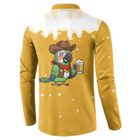 Western Yoke Button Sweatshirt Drunk Parrot Cowboy Style - Wonder Print Shop