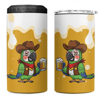 Western Yoke 4 in 1 Can Cooler Tumbler Drunk Parrot Cowboy Style - Wonder Print Shop