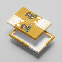 Western Yoke Canvas Wall Art Drunk Parrot Cowboy Style - Wonder Print Shop