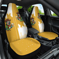 Western Yoke Car Seat Cover Drunk Parrot Cowboy Style - Wonder Print Shop