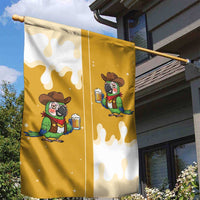 Western Yoke Garden Flag Drunk Parrot Cowboy Style - Wonder Print Shop