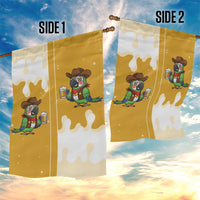 Western Yoke Garden Flag Drunk Parrot Cowboy Style - Wonder Print Shop