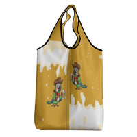Western Yoke Grocery Bag Drunk Parrot Cowboy Style - Wonder Print Shop
