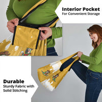 Western Yoke Grocery Bag Drunk Parrot Cowboy Style - Wonder Print Shop