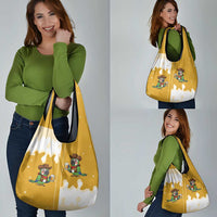 Western Yoke Grocery Bag Drunk Parrot Cowboy Style - Wonder Print Shop