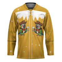 Western Yoke Hockey Jersey Drunk Parrot Cowboy Style - Wonder Print Shop