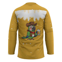Western Yoke Hockey Jersey Drunk Parrot Cowboy Style - Wonder Print Shop