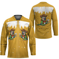 Western Yoke Hockey Jersey Drunk Parrot Cowboy Style - Wonder Print Shop