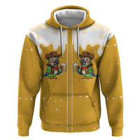 Western Yoke Hoodie Drunk Parrot Cowboy Style - Wonder Print Shop