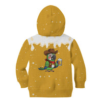 Western Yoke Kid Hoodie Drunk Parrot Cowboy Style - Wonder Print Shop