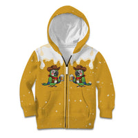 Western Yoke Kid Hoodie Drunk Parrot Cowboy Style - Wonder Print Shop