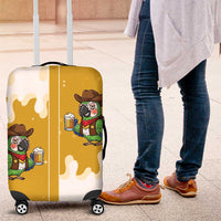 Western Yoke Luggage Cover Drunk Parrot Cowboy Style - Wonder Print Shop