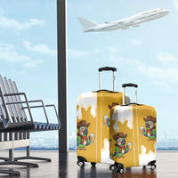 Western Yoke Luggage Cover Drunk Parrot Cowboy Style - Wonder Print Shop