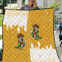Western Yoke Quilt Drunk Parrot Cowboy Style - Wonder Print Shop
