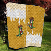 Western Yoke Quilt Drunk Parrot Cowboy Style - Wonder Print Shop