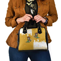 Western Yoke Shoulder Handbag Drunk Parrot Cowboy Style - Wonder Print Shop
