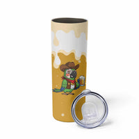 Western Yoke Skinny Tumbler Drunk Parrot Cowboy Style - Wonder Print Shop