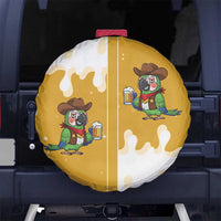 Western Yoke Spare Tire Cover Drunk Parrot Cowboy Style - Wonder Print Shop
