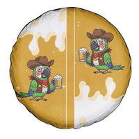 Western Yoke Spare Tire Cover Drunk Parrot Cowboy Style - Wonder Print Shop