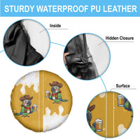 Western Yoke Spare Tire Cover Drunk Parrot Cowboy Style - Wonder Print Shop