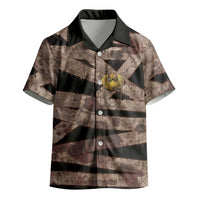 African Halloween Egypt Mummy Wrap Kid Hawaiian Shirt Golden Winged Scarab Badge