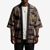 African Halloween Egypt Mummy Wrap Kimono Golden Winged Scarab Badge