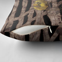 African Halloween Egypt Mummy Wrap Pillow Cover Golden Winged Scarab Badge