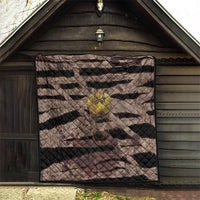 African Halloween Egypt Mummy Wrap Quilt Golden Winged Scarab Badge