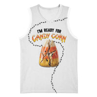 Halloween Ready For Candy Corn Basketball Jersey Creepy Ant Trail