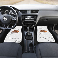 Halloween Ready For Candy Corn Car Mats Creepy Ant Trail