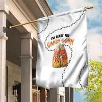Halloween Ready For Candy Corn Garden Flag Creepy Ant Trail