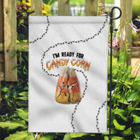 Halloween Ready For Candy Corn Garden Flag Creepy Ant Trail