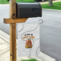 Halloween Ready For Candy Corn Garden Flag Creepy Ant Trail