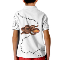 Halloween Ready For Candy Corn Kid Polo Shirt Creepy Ant Trail